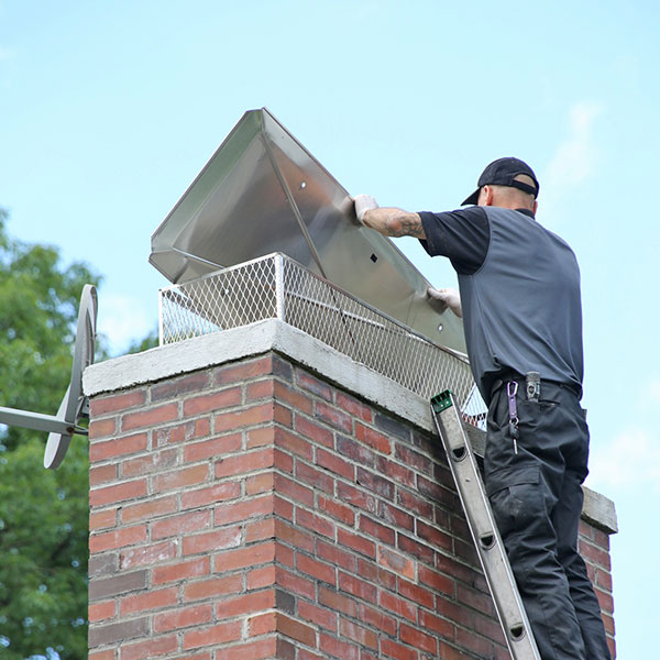 full-width chimney cap replacement, fontana ca