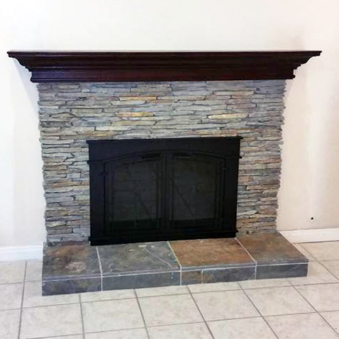 New Fireplace Insert in Mentone CA