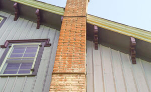 damaged chimney structure in Yucaipa CA